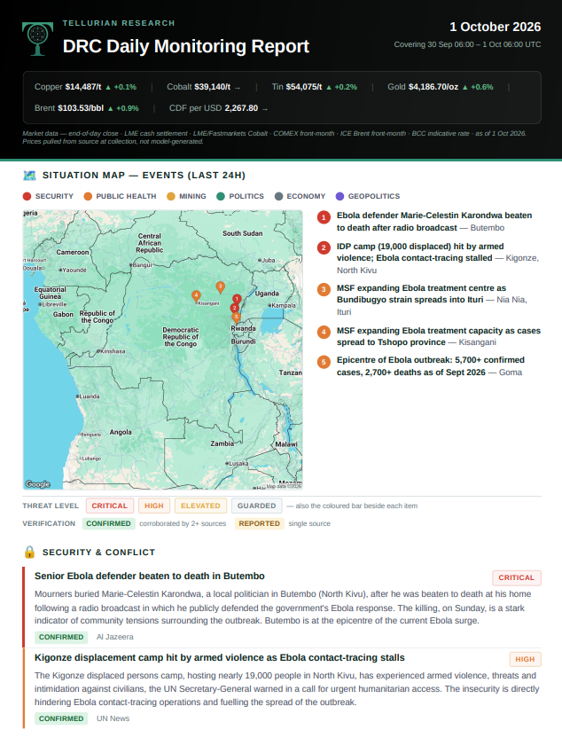 Cover page of a Daily October 1 2026 Report featuring website visibility metrics, technical analysis, AI search insights, and optimization recommendations.