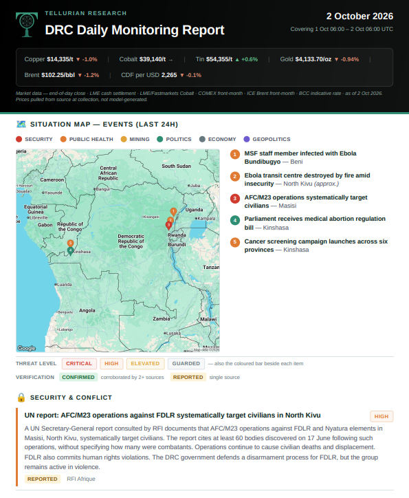Cover page of a Daily October 2 2026 Report featuring website visibility metrics, technical analysis, AI search insights, and optimization recommendations.