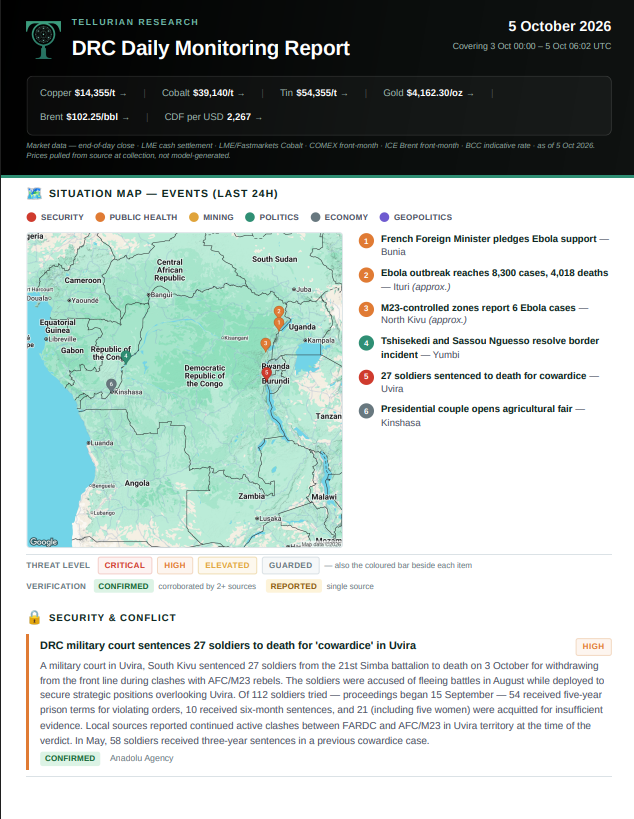 Cover page of a Daily October 5 2026 Report featuring website visibility metrics, technical analysis, AI search insights, and optimization recommendations.
