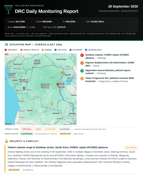 Cover page of a Daily September 28 2026 Report featuring website visibility metrics, technical analysis, AI search insights, and optimization recommendations.
